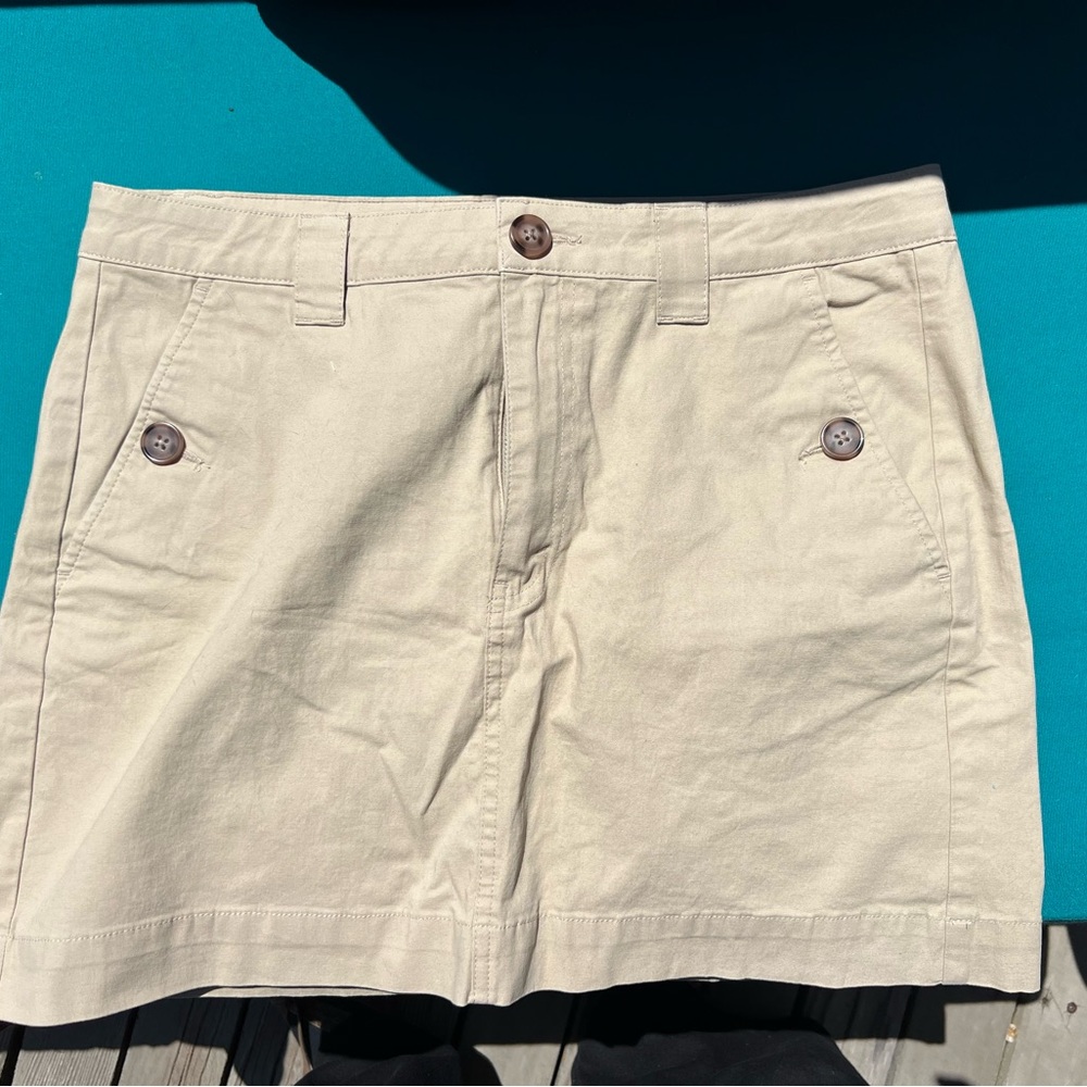 Wild Fable Tan Skorts Lightweight Cotton Blend